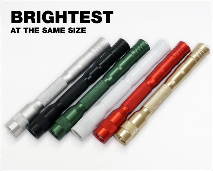 Kiểm tra bán hot trọng lượng nhẹ 2AAA Saline heavy duty pin tiện dụng trắng IP67 thời gian làm việc dài bút nhỏ led torch