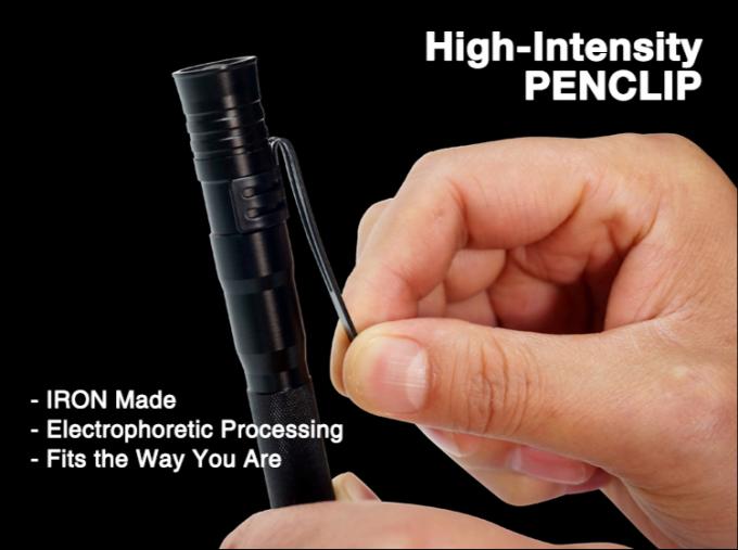 Kiểm tra bán hot trọng lượng nhẹ 2AAA Saline heavy duty pin handy trắng IP67 thời gian làm việc dài bút nhỏ led torch