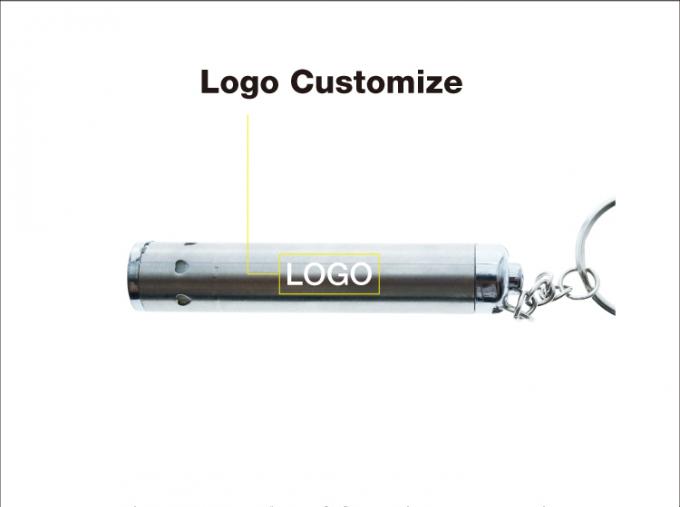 ống hình dạng không gỉ stell bạc UV ánh sáng 3xLR44 (AG13) đuôi push button s ring led keychain ánh sáng cho quà tặng khuyến mãi cao cấp như vậy