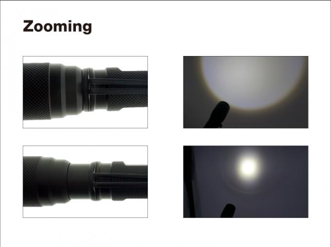 Truyền thống hình dạng khó khăn 2 * pin AA push button cree led lumen cao zoom bút đèn pin