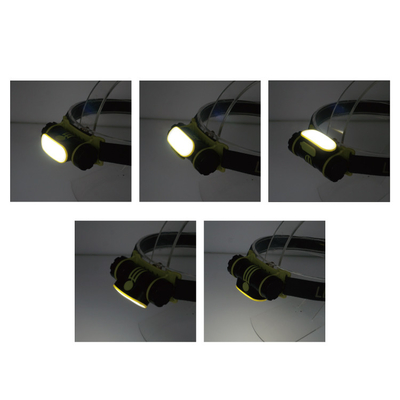 Sạc nhỏ gọn cắm trại LED đèn pin 2200 MAh điều chỉnh vành đai tay sóng