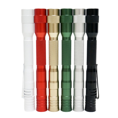 Heavy Duty Mini Pen Đèn pin, Bút sáng nhất Kích thước Đèn pin 130 Lumen