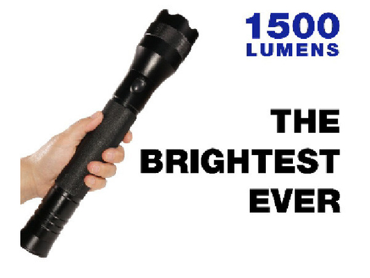 Mạnh mẽ Cảnh Sát Tactical Torch Ánh Sáng Vật Liệu Hợp Kim Nhôm Độ Sáng Cao