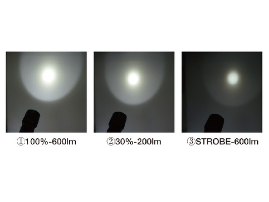 Handsize Lặn LED Đèn Pin IPX8 Khả Năng Chịu Nước Với 18650 Li Ion Pin