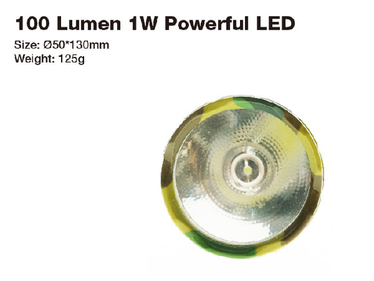 Kích thước tiện dụng 1W LED cắm sạc Torch IPX3 10 giờ ánh sáng thời gian chạy