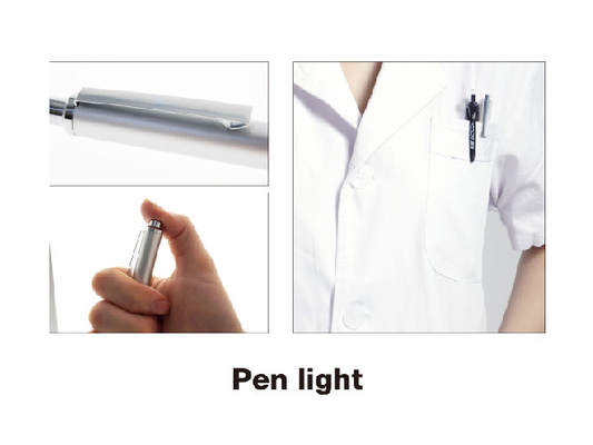 bác sĩ bút 2 * aaa pin đuôi chuyển đổi ánh sáng ấm áp chẩn đoán túi đèn pin cho bác sĩ