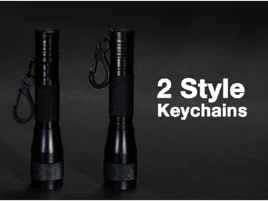 Túi Warm White Led Đèn pin, Zoom Keychain Đèn pin siêu sáng
