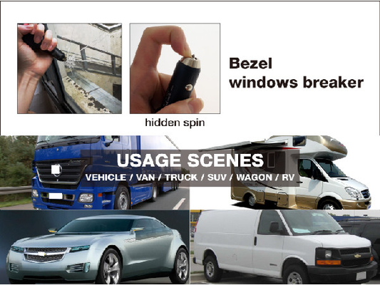 Có thể sạc lại Thumb Chuyển Khẩn Cấp LED Flashlight 1 Wát Car Cắm Sạc