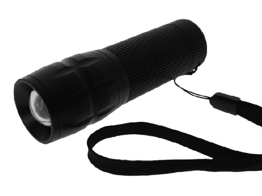XML T6 EDC LED Đèn Pin Mặt Trời Nhỏ Zoom Pocket Kích 4 * Pin AAA Torch