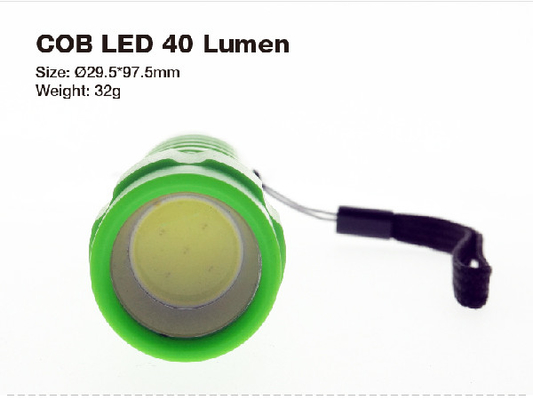 Blue / Orange nhựa Aaa Led Đèn pin, khuyến mại Led Torch 40 Lumen