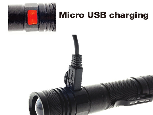 Pin sạc cầm tay có thể sạc lại EDC LED nhỏ gọn với tính năng sạc USB Micro USB