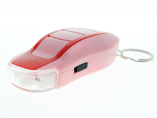Kích Thước nhỏ Keychain Dynamo LED Đèn Pin Vật Liệu Nhựa 80 * 44 * 25 mét