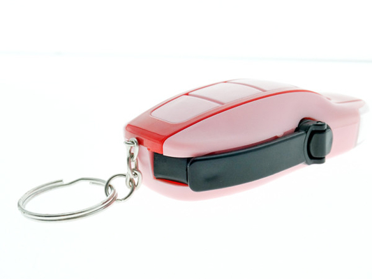 Kích Thước nhỏ Keychain Dynamo LED Đèn Pin Vật Liệu Nhựa 80 * 44 * 25 mét