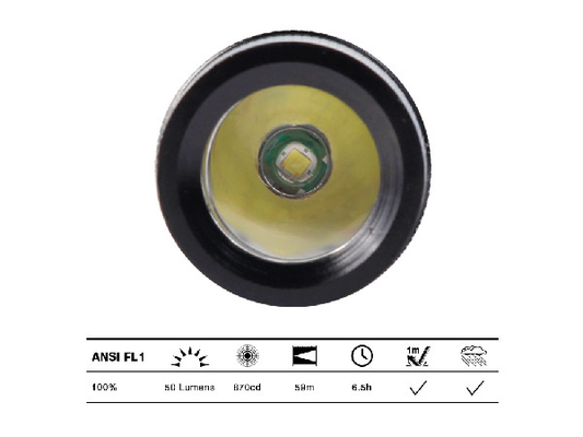 Hộ gia đình 130 Lumen Led Đèn Pin Tay Kích Thước Độ Sáng Cao Với Pen Clip