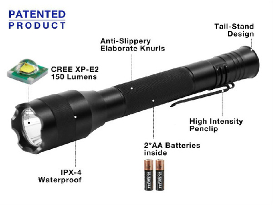 150 Lumens Stylus Led Đèn pin, độ sáng cao Led Pocket Pen ánh sáng