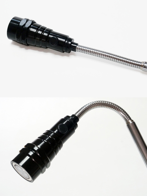 Hợp kim nhôm từ LED Pen Đèn pin Loại mở rộng Push Button Chuyển