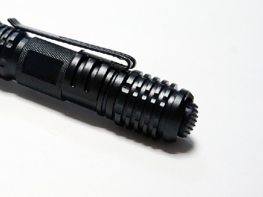 Aero lớp không thấm nước keychain đèn pin, mini keychain ngọn đuốc màu đen