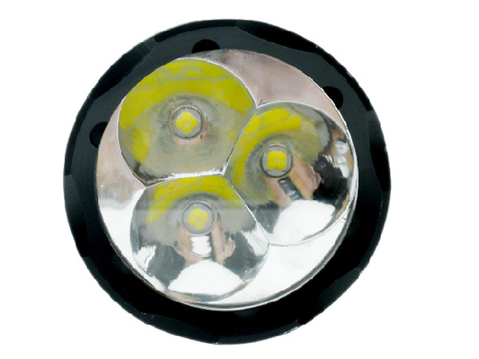 Tản nhiệt có thể sạc lại LED Đèn pin an ninh 3000lm không thấm nước 30W điện