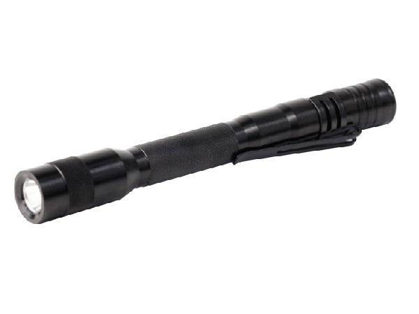 Làm việc kích thước bàn tay protable mini Incredible 130 Lumens Pin 2AAA Đèn Pin với Penclip